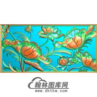 荷花碑板图（MBBB-1607）