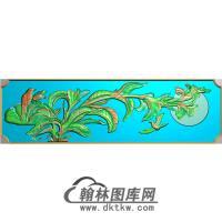 花鸟无线碑板精雕图（MBBB-1687）