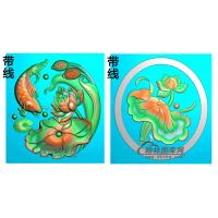 圆荷花碑板看就得图（MBBB-1742）