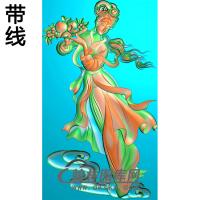 仙女碑板精雕图（MBBB-1821）