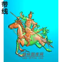 人物碑板精雕图（MBBB-1831）