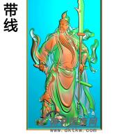 关公碑板精雕图（MBBB-1836）