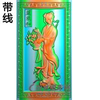 蓝采和碑板精雕图（MBBB-1840）