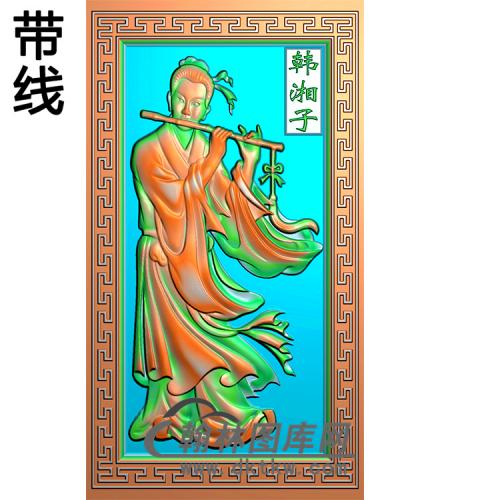 韩湘子碑板精雕图（MBBB-1842）