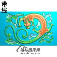 兽碑板精雕图（MBBB-1903）