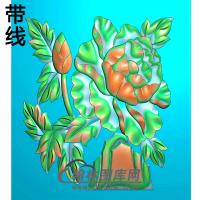 牡丹碑板精雕图9(MBBB-1968)