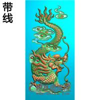 龙碑板精雕图（MBBB-1997）
