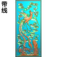 凤碑板精雕图(MBBB-2070)