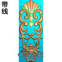 洋花碑板精雕图（MBBB-2107）