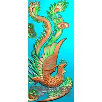 凤碑板精雕图（MBBB-2110）