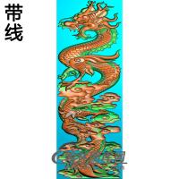 龙碑板精雕图（MBBB-2112）