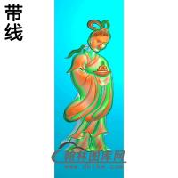 仙女碑板精雕图（MBBB-2120）