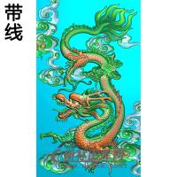 龙碑板精雕图（MBBB-2173）