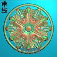 荷花碑板精雕图（MBBB-2255）