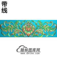 花草碑板精雕图（MBBB-2264）