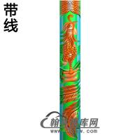 凤柱精雕图（MBLZ-2327）