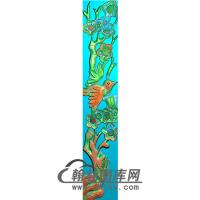 对联 立柱精雕图 （MBLZ-2360）