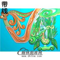 凤耳朵精雕图（MBED-0567）