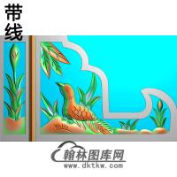 花鸟耳朵精雕图（MBED-0570）