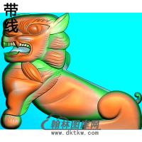 狮子耳朵精雕图（MBED-0614）