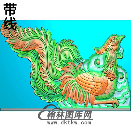 凤耳朵精雕图（MBED-0621）