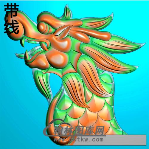龙耳朵精雕图(MBED-0622)