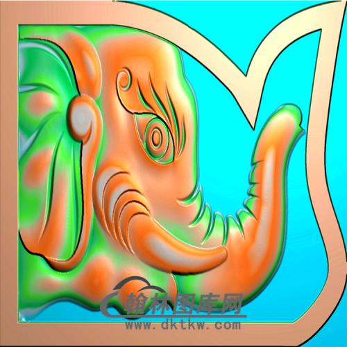 象头耳朵精雕图（MBED-0627）