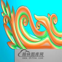 洋花耳朵精雕图（MBED-0633）