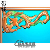 草龙耳朵精雕图（MBED-0642）