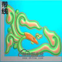草凤耳朵精雕图 （MBED-0643）