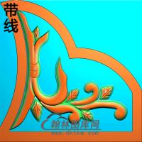 洋花耳朵精雕图（MBED-0646）