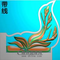 花草耳朵精雕图（MBED-0650）