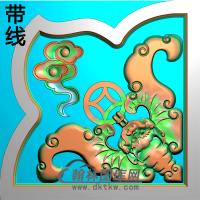 蝙蝠耳朵精雕图（MBED-0660）