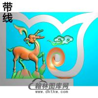鹤耳朵精雕图（MBED-0683）