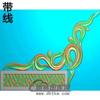 洋花耳朵精雕图（MBED-0697）