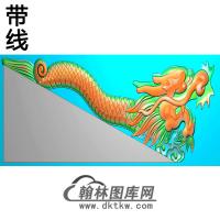 鳌鱼耳朵精雕图（MBED-0774）