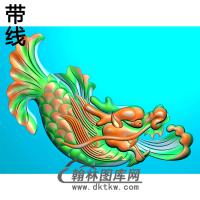 鳌鱼耳朵精雕图 （MBED-0777）