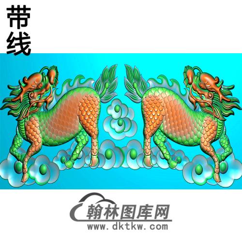 麒麟耳朵精雕图（MBED-0780）