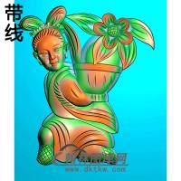 女耳朵精雕图 （MBED-0787）