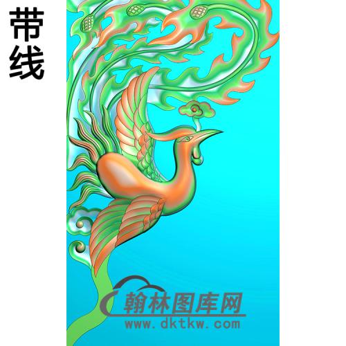 凤耳朵精雕图（MBED-0794）