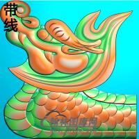龙头耳朵精雕图（MBED-0806）