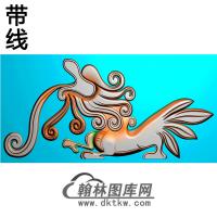 草龙耳朵精雕图 （MBED-0807）