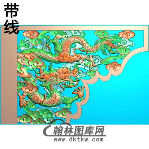 龙耳朵精雕图 （MBED-0810）