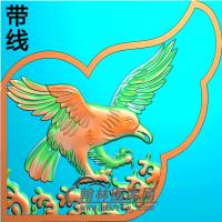 老鹰耳朵精雕图（MBED-0819）