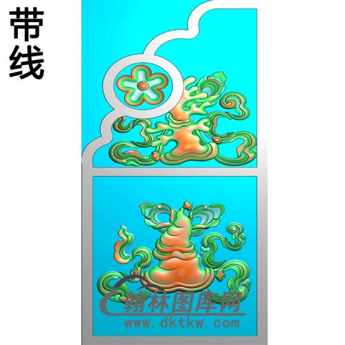 花抱鼓精雕图（MBBG-0823）