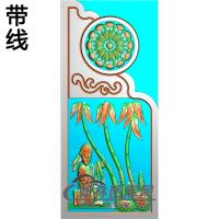 竹抱鼓精雕图 （MBBG-0843）