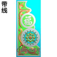 福寿抱鼓精雕图（MBBG-0889 ）