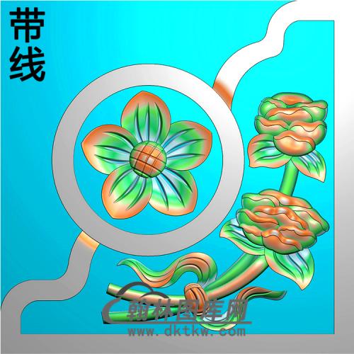 花抱鼓精雕图（MBBG-0968）