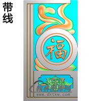 福寿抱鼓精雕图（MBBG-1004）