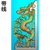 龙抱鼓精雕图（MBBG-1013）